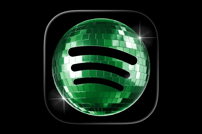 Spotify cambia su logo por una bola de discoteca para celebrar su 20 aniversario
