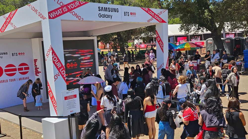 Samsung despliega experiencia para fans de BTS en Las Vegas con el Galaxy S26 Ultra