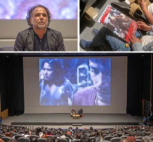 Presenta Iñárritu libro de 'Amores perros' y describe su nueva película como 'esquizofrénica'