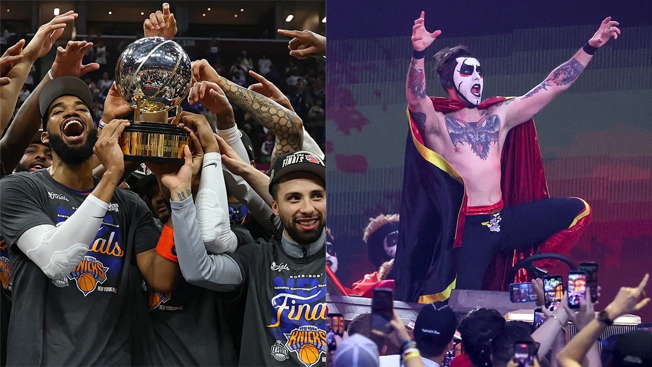 Danhausen, de WWE, es considerado clave en el impulso de los Knicks hacia las Finales de la NBA