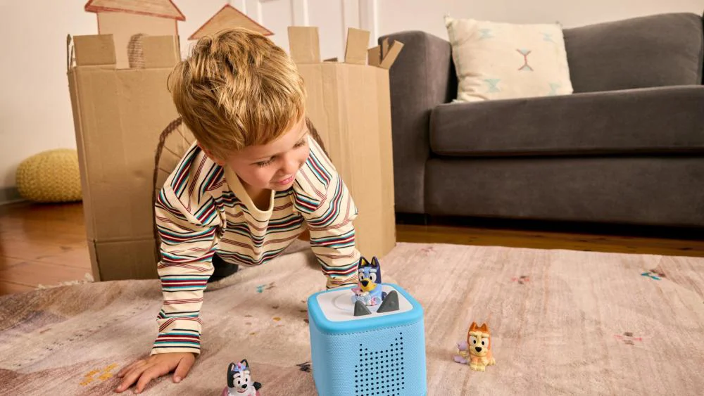 Bluey llega a Toniebox con nueva colección de audio y figuras interactivas