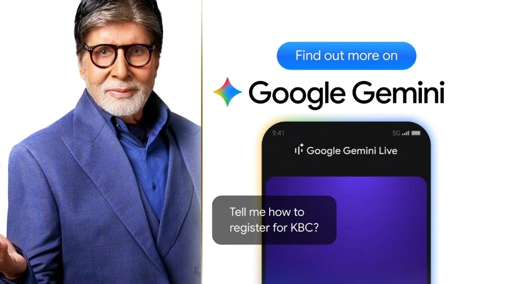 Google Gemini se integra como compañero de conocimiento en nueva temporada de 'Kaun Banega Crorepati'