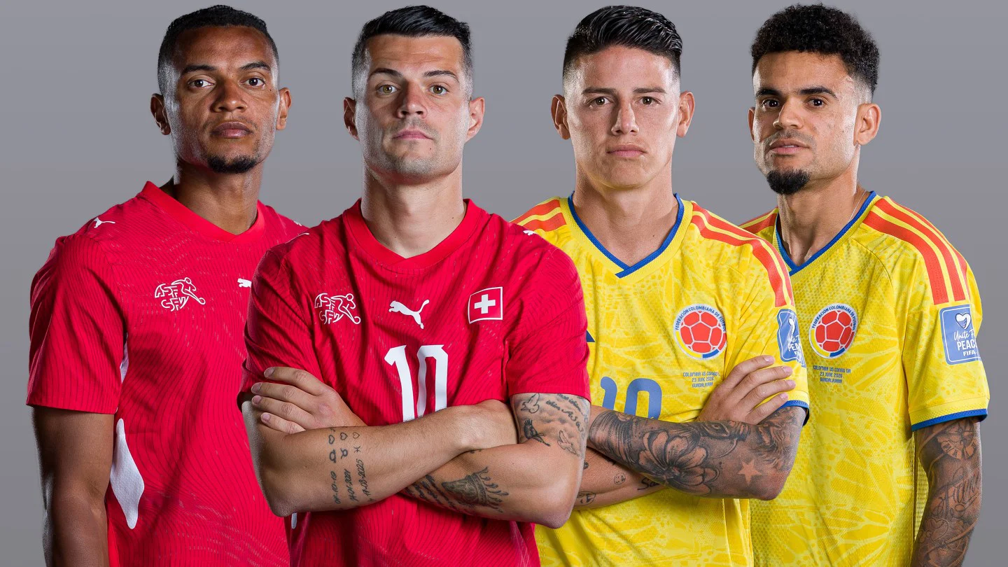 Guía para ver el partido Suiza vs Colombia de octavos de final del Mundial 2026