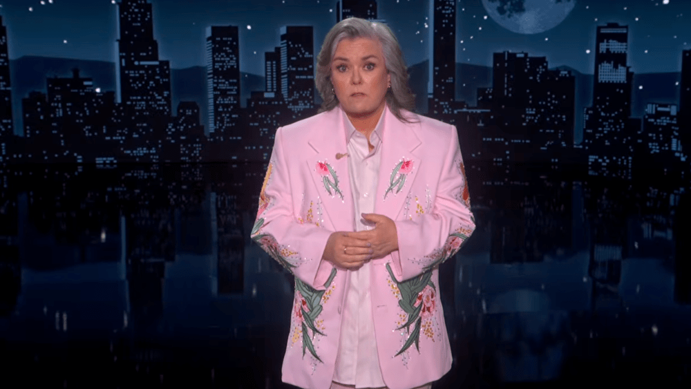 Rosie O'Donnell debuta como presentadora invitada en 'Jimmy Kimmel Live' y llama 'Mango Mussolini' a Trump