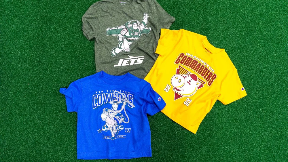 Disney lanza colección de ropa NFL con personajes de Pixar, Marvel y Star Wars