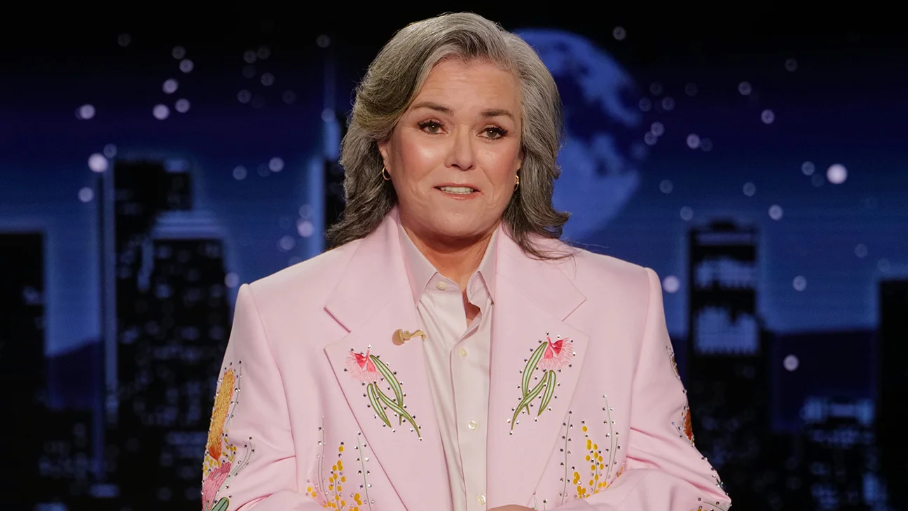 Rosie O'Donnell presenta Jimmy Kimmel Live! y centra su monólogo en su vida en Irlanda
