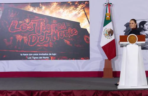 Anuncia Sheinbaum a Los Tigres del Norte como padrinos de semifinal de México Canta en Los Ángeles