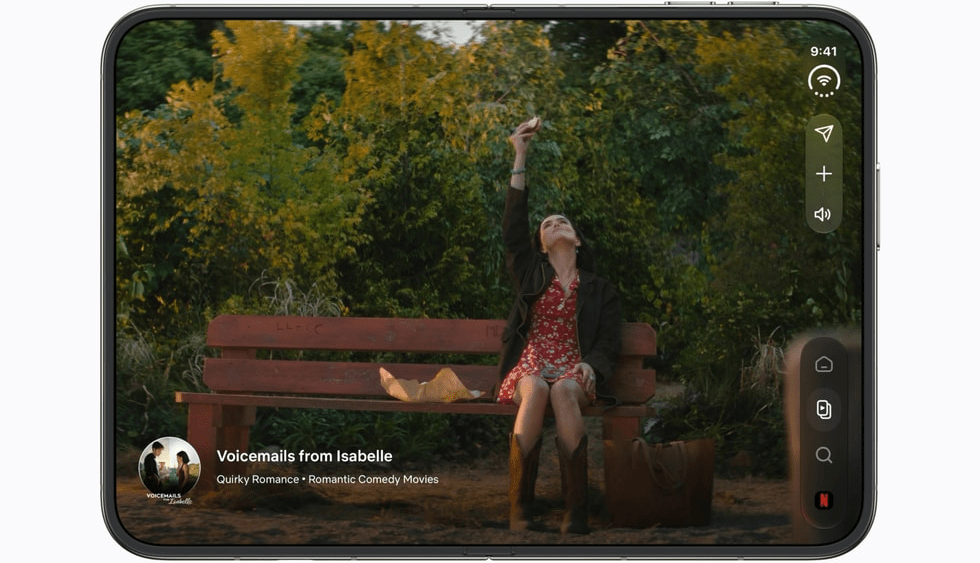 Netflix adapta su aplicación para el iPhone Duo plegable de Apple