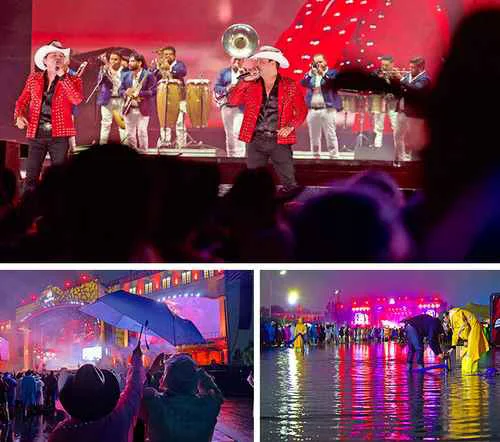 Festival Arre resiste lluvia en el Autódromo Hermanos Rodríguez con La Sonora Dinamita y otros artistas