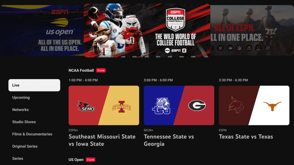 ESPN Unlimited ya disponible en YouTube TV; precio subirá el 17 de septiembre